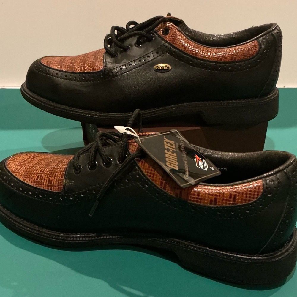 Ethnic Women’s Brown and Black Women's Golf Cleats/Shoes NWT Size 7 - Picture 4 of 9